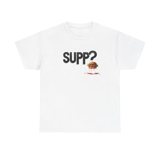 'Supp? Burger Sauce' Unisex Heavy Cotton Tee