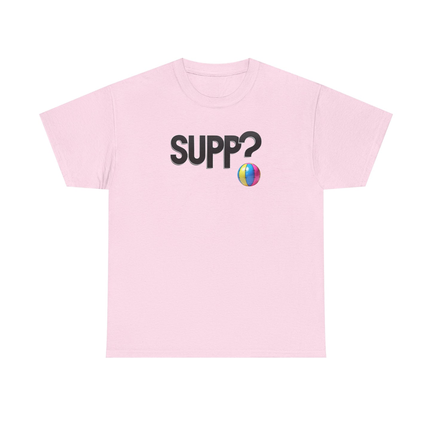 'Supp? Beach Ball' Unisex Heavy Cotton Tee