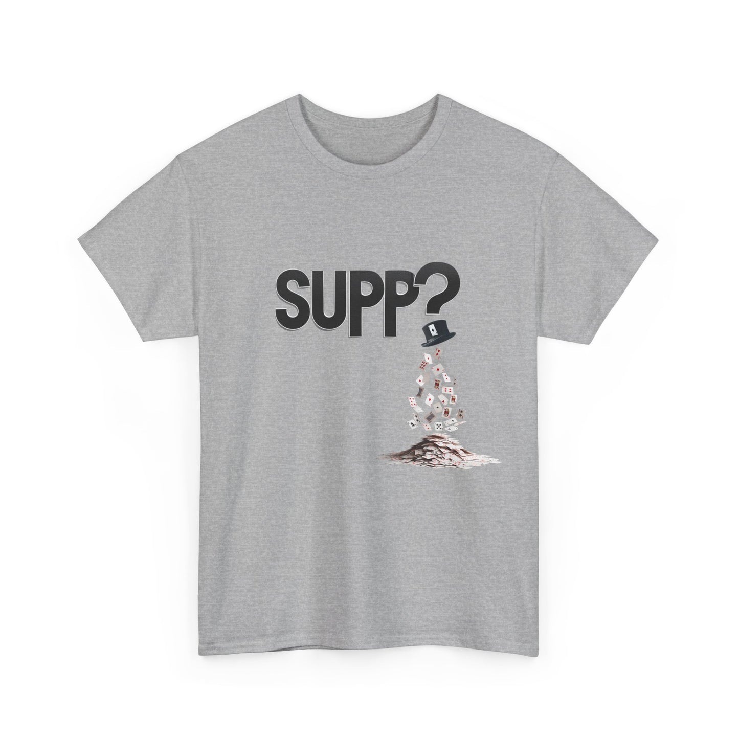 'Supp? Abracadabra' Funny Unisex Heavy Cotton Tee