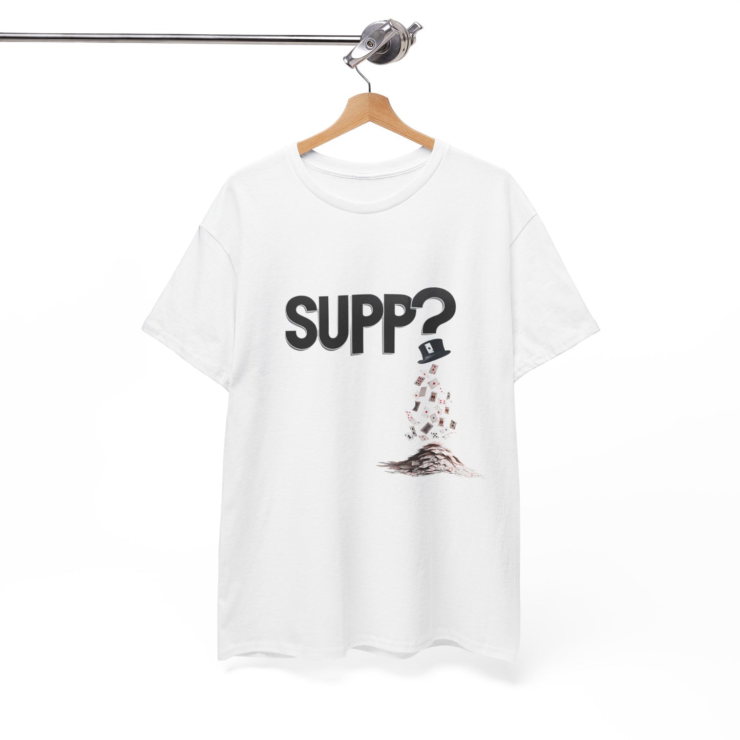 'Supp? Abracadabra' Funny Unisex Heavy Cotton Tee