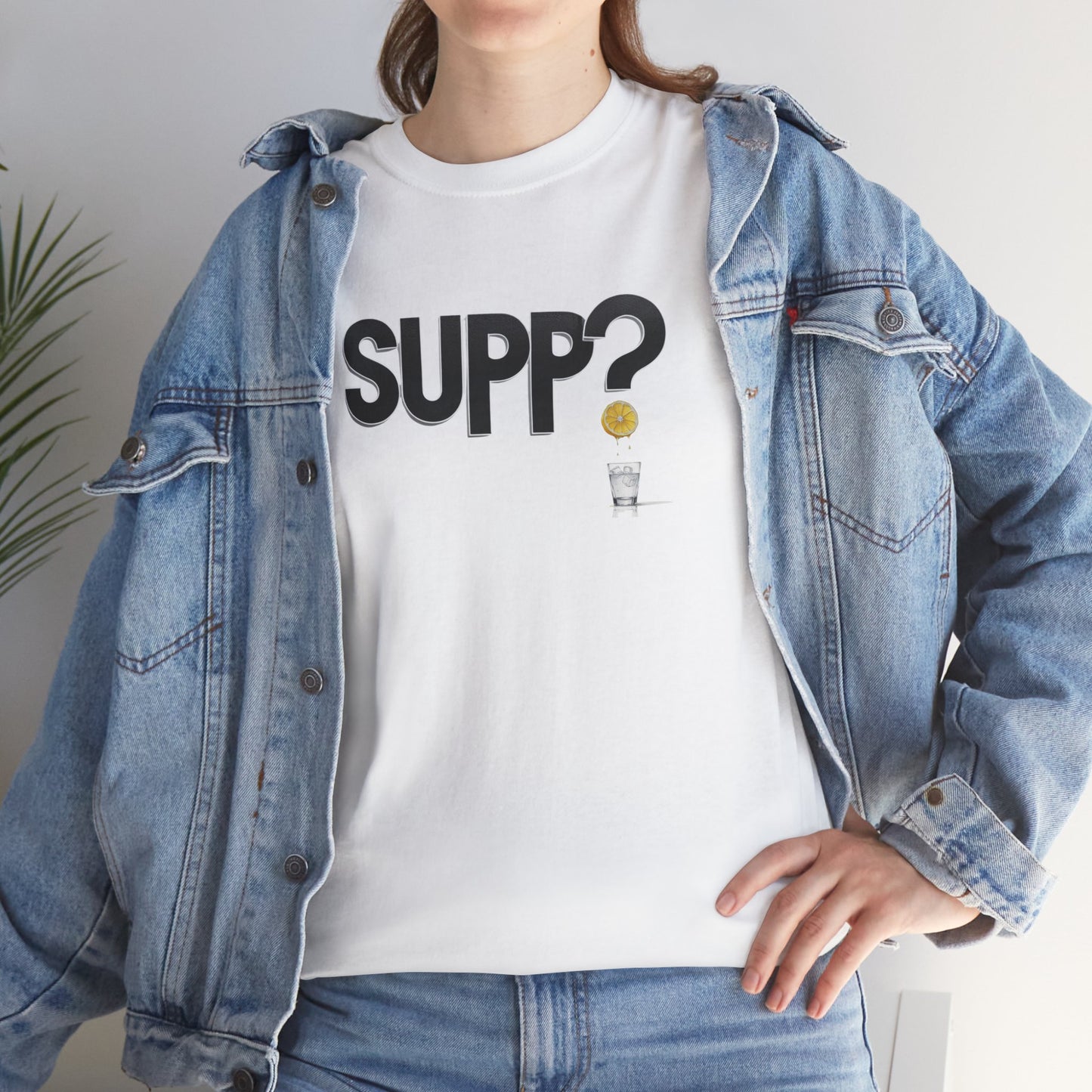 'Supp? Ice and a Slice' Unisex Heavy Cotton Tee