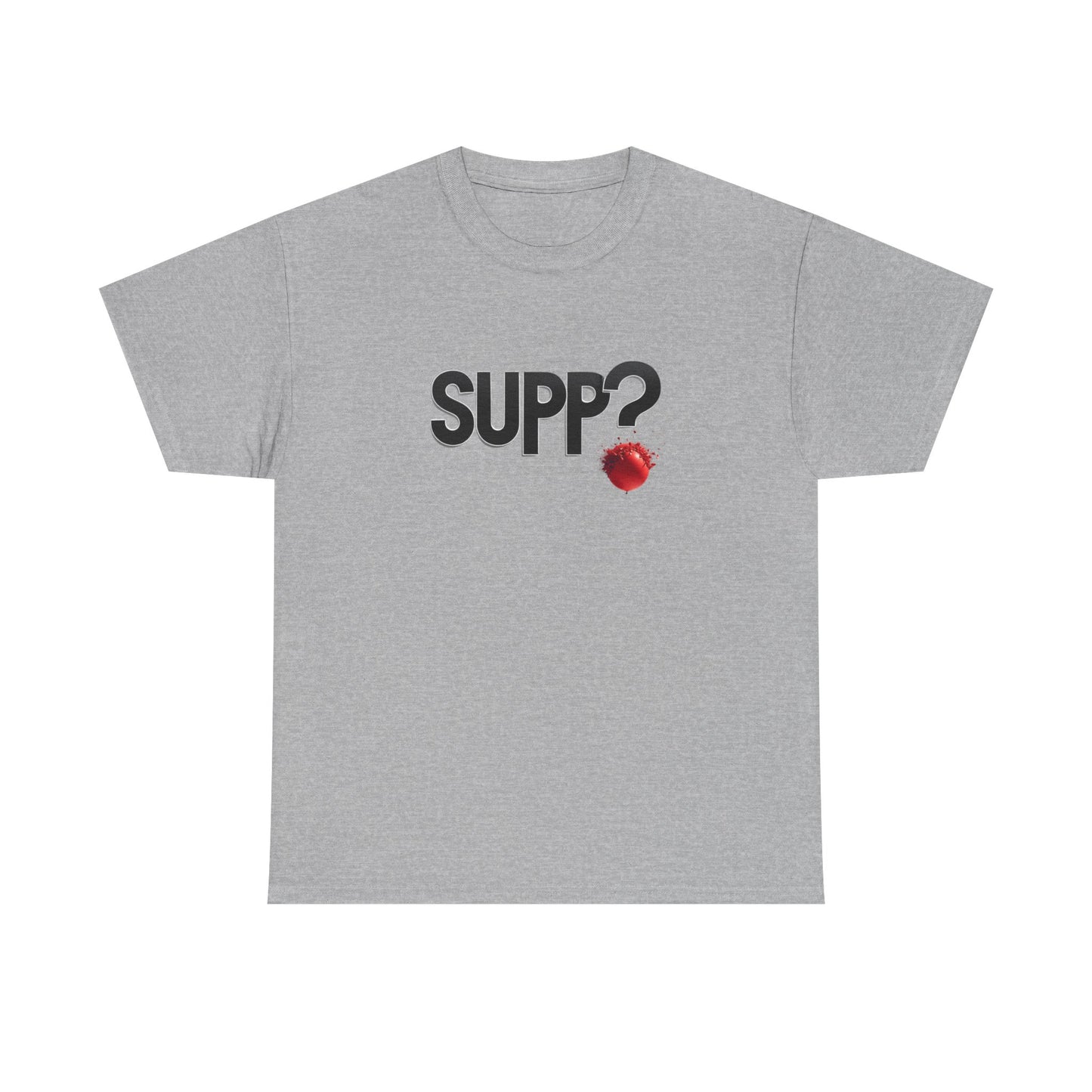 'Supp? Bursting Balloon' Unisex Heavy Cotton Tee