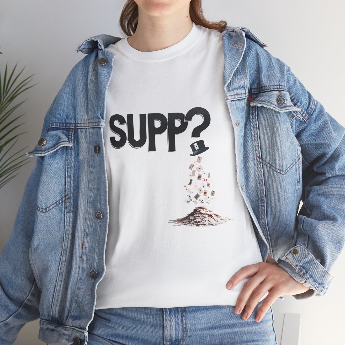 'Supp? Abracadabra' Funny Unisex Heavy Cotton Tee