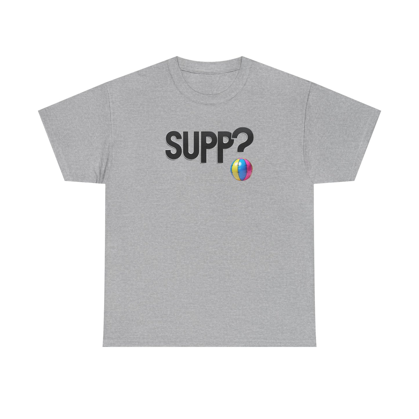 'Supp? Beach Ball' Unisex Heavy Cotton Tee