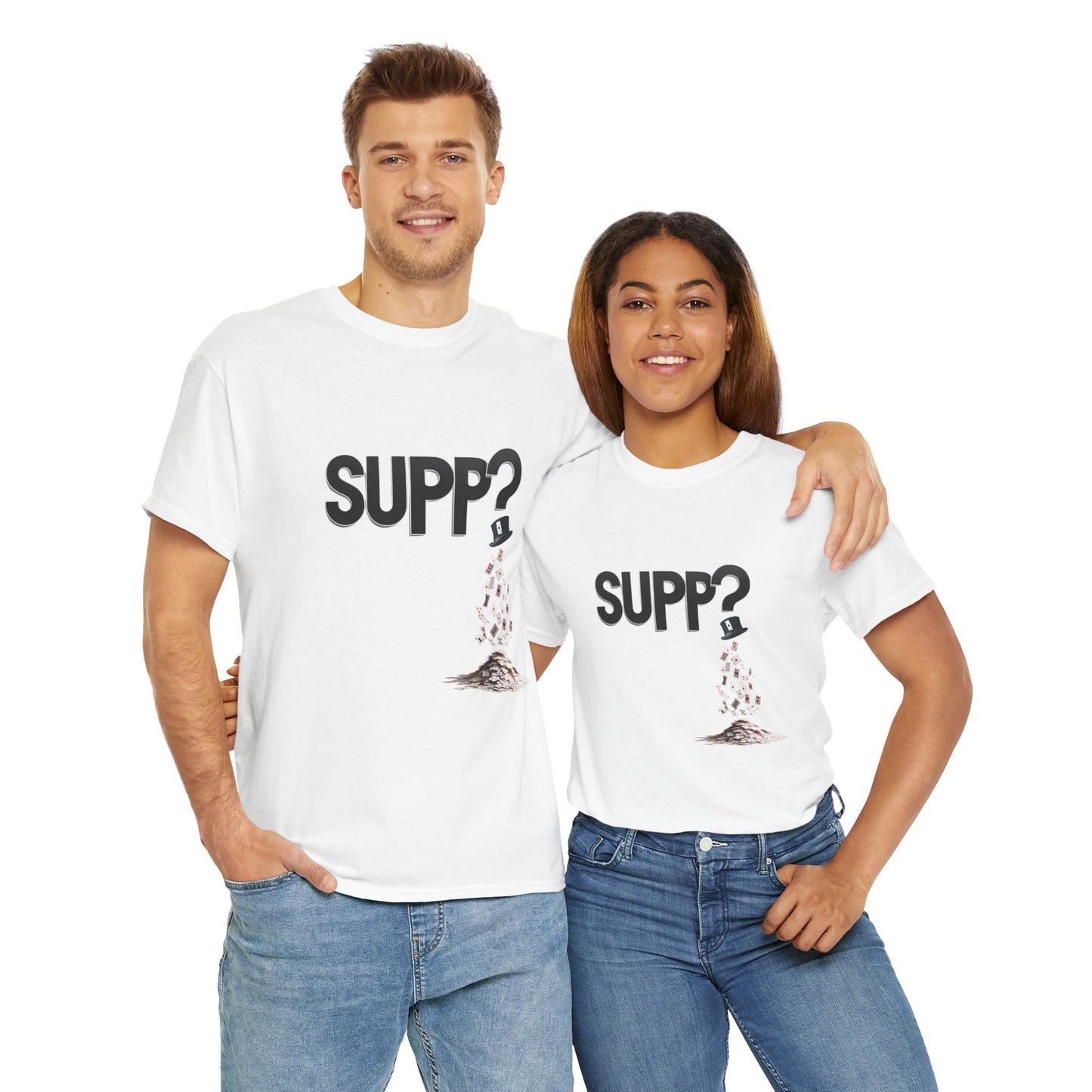 'Supp? Abracadabra' Funny Unisex Heavy Cotton Tee