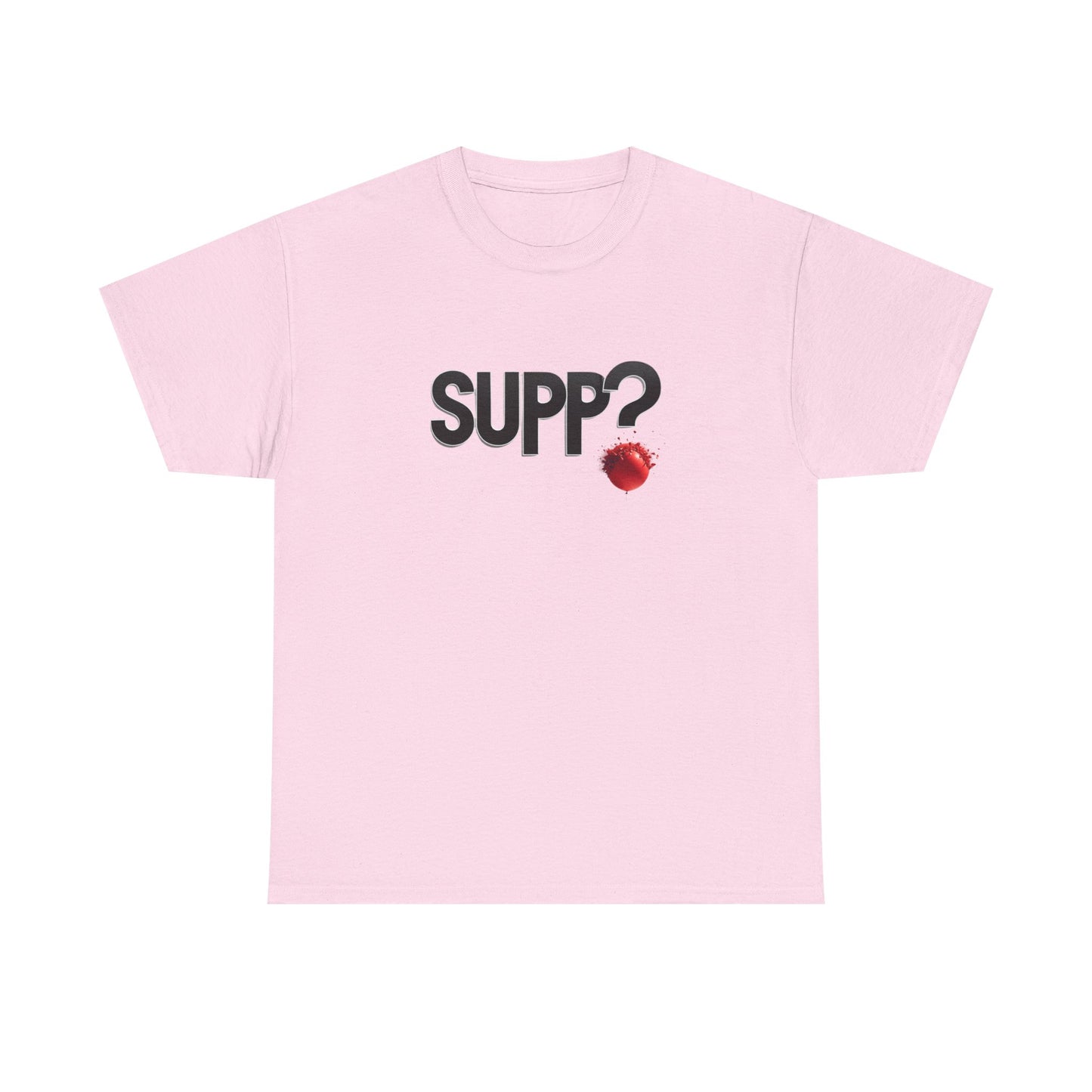 'Supp? Bursting Balloon' Unisex Heavy Cotton Tee