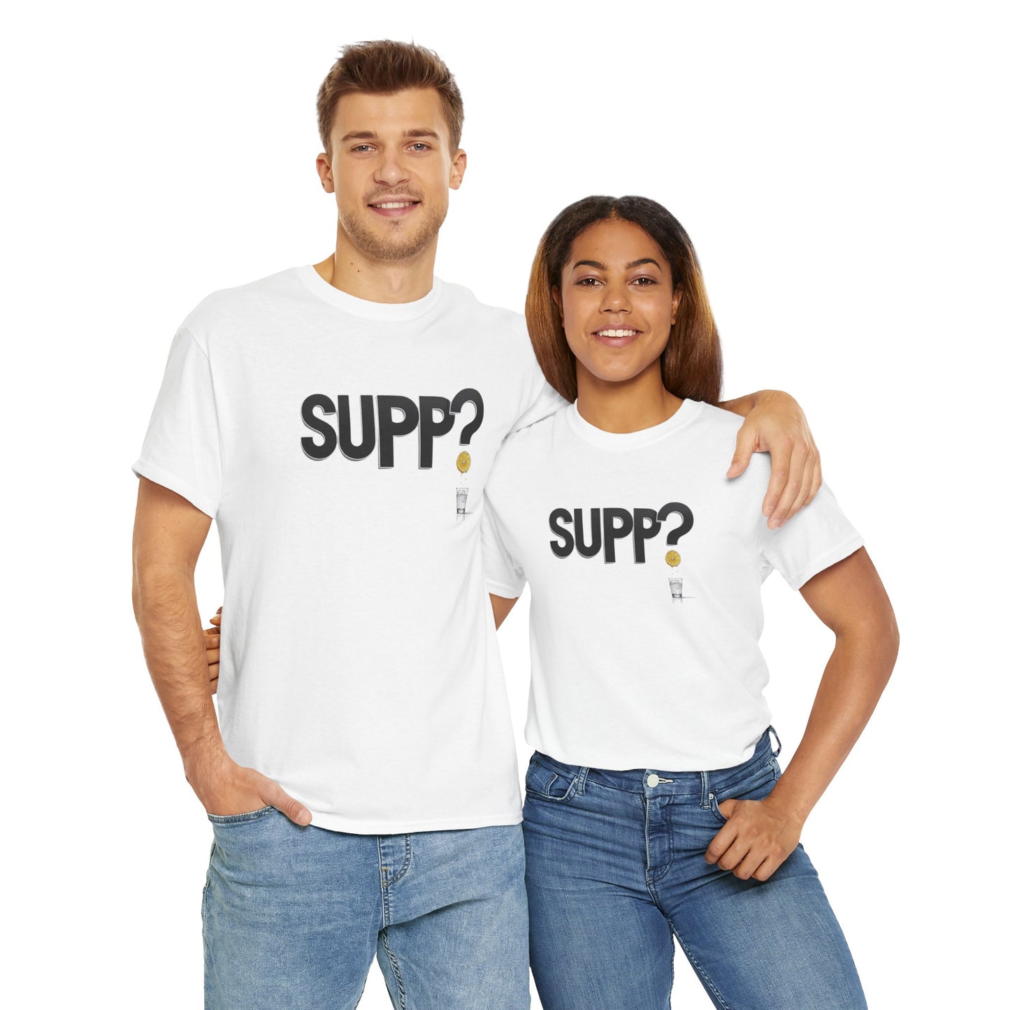 'Supp? Ice and a Slice' Unisex Heavy Cotton Tee