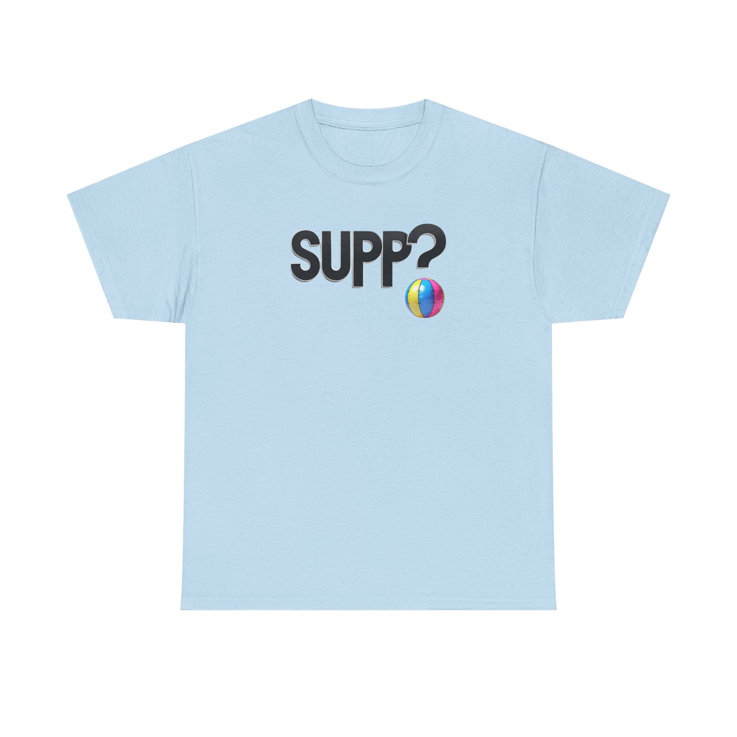 'Supp? Beach Ball' Unisex Heavy Cotton Tee