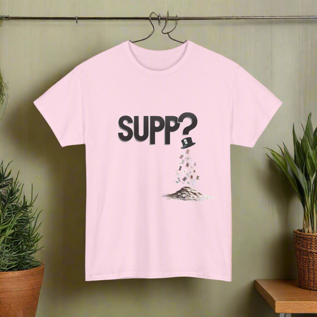 'Supp? Abracadabra' Funny Unisex Heavy Cotton Tee