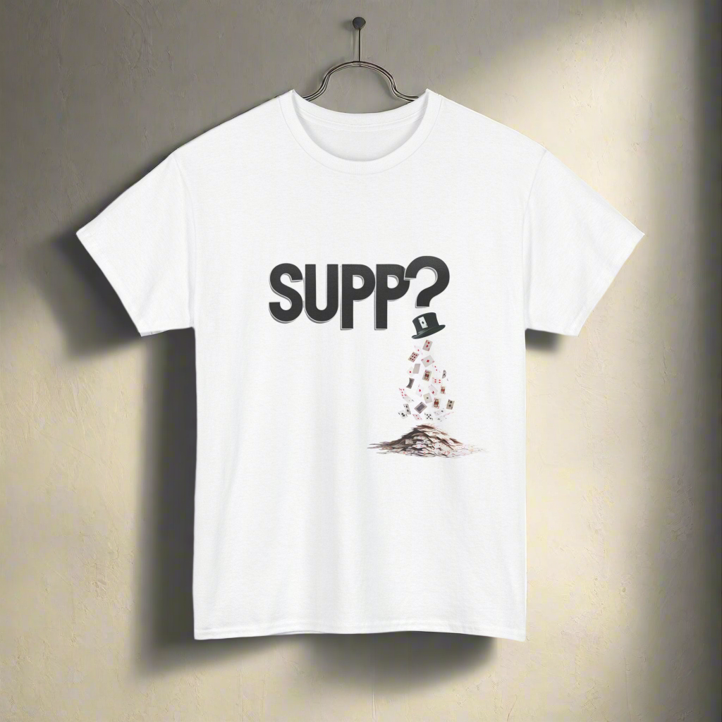 'Supp? Abracadabra' Funny Unisex Heavy Cotton Tee