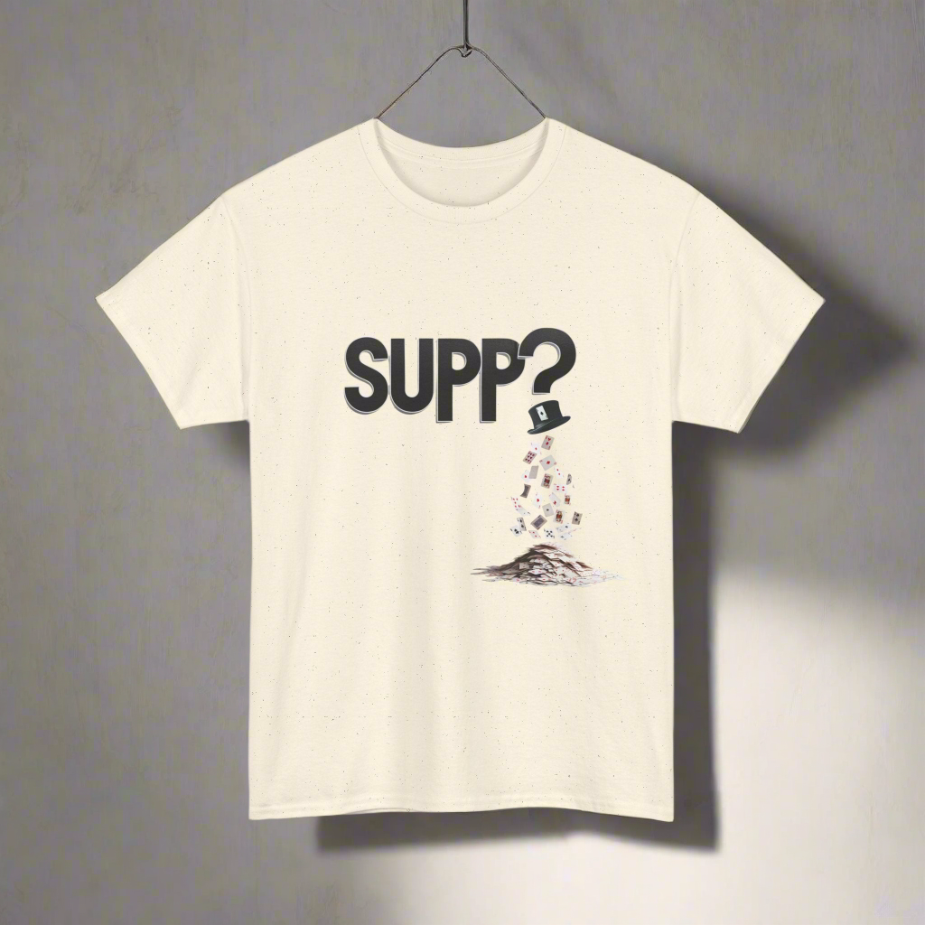 'Supp? Abracadabra' Funny Unisex Heavy Cotton Tee