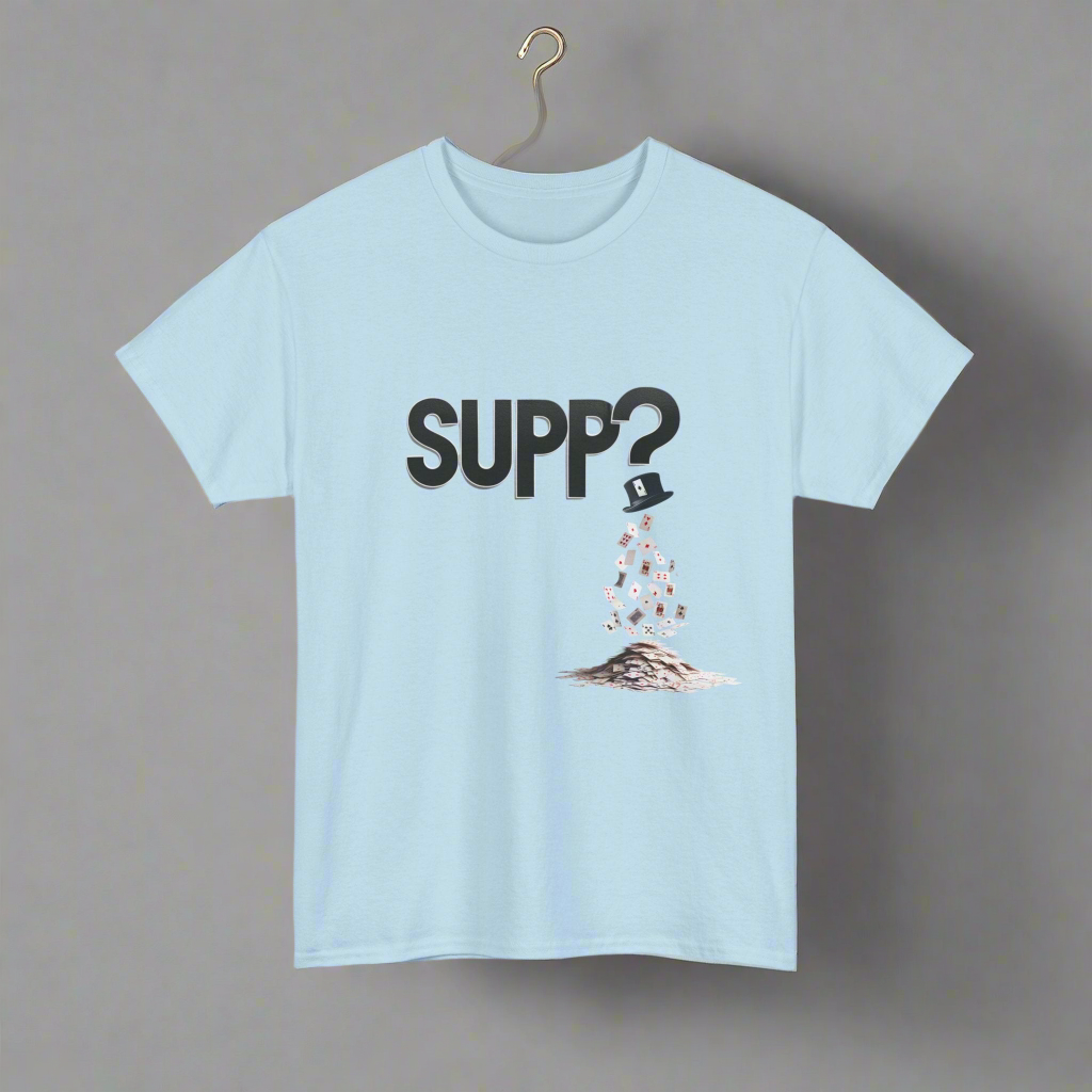 'Supp? Abracadabra' Funny Unisex Heavy Cotton Tee